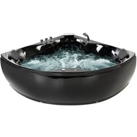 Beliani - Whirlpool-Badewanne in Schwarz 205 x 150 cm aus Sanitäracryl Multifunktionell eckig Badezimmerzubehör Elegante Optik Modernes Design Beliani - Whirlpool-Badewanne in Schwarz 205 x 150 cm aus Sanitäracryl Multifunktionell eckig Badezimmerzubehör Elegante Optik Modernes Design von BELIANI