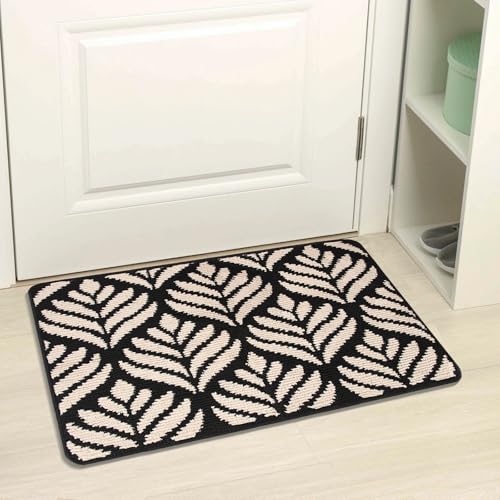 BELICOO Fußmatte Innen und Außen 50 * 80cm, Schwarz Sauberlaufmatte Türmatte, Schmutzfangmatte Waschbar, Fussmatte für Hund, Eingang, Haustür & Flur BELICOO Fußmatte Innen und Außen 50 * 80cm, Schwarz Sauberlaufmatte Türmatte, Schmutzfangmatte Waschbar, Fussmatte für Hund, Eingang, Haustür & Flur von BELICOO