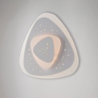 Applique in metallo bianco e acrilico con led integrato in due temperature di colore H.5 - Ø23 von BELIGHT