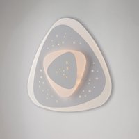 Applique in metallo bianco e acrilico con led integrato in due temperature di colore H.5 - Ø23 von BELIGHT