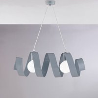 Mikado – Wandleuchte mit verstellbaren Leuchten aus Metall und weiß lackiertem Aluminium mit integrierter led 5 – max 85 – BL276-A3-BC von BELIGHT