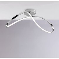 Infinity – Deckenleuchte aus Metall und poliertem Chromaluminium mit integrierter led l. 70 x 30 – BL239-PCR Infinity – Deckenleuchte aus Metall und poliertem Chromaluminium mit integrierter led l. 70 x 30 – BL239-PCR von BELIGHT
