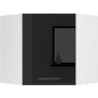 Hängeschrank Küche, Küchenschränke sgn. Breite 60 cm. Oberschrank mit 1 Tür, Küchenhängeschränke, Wandschrank Hängend, Schwarz Hochglanz - Belini Hängeschrank Küche, Küchenschränke sgn. Breite 60 cm. Oberschrank mit 1 Tür, Küchenhängeschränke, Wandschrank Hängend, Schwarz Hochglanz - Belini von BELINI