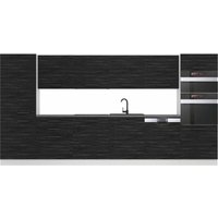 Küchenzeile Küchenblock Naomi - Küchenmöbel 360 cm Einbauküche Vollausstattung ohne Elektrogeräten mit Hängeschränke und Unterschränke, mit Küchenzeile Küchenblock Naomi - Küchenmöbel 360 cm Einbauküche Vollausstattung ohne Elektrogeräten mit Hängeschränke und Unterschränke, mit von BELINI