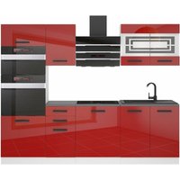Belini - Küchenzeile Küchenblock Tracy - Küchenmöbel 240 cm Einbauküche Vollausstattung ohne Elektrogeräten mit Hängeschränke und Unterschränke, mit Belini - Küchenzeile Küchenblock Tracy - Küchenmöbel 240 cm Einbauküche Vollausstattung ohne Elektrogeräten mit Hängeschränke und Unterschränke, mit von BELINI