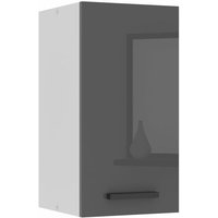 Hängeschrank Küche, Küchenschränke sg. Breite 30 cm. Oberschrank mit 1 Tür, Küchenhängeschränke, Wandschrank Hängend, Silber Hochglanz - Belini Hängeschrank Küche, Küchenschränke sg. Breite 30 cm. Oberschrank mit 1 Tür, Küchenhängeschränke, Wandschrank Hängend, Silber Hochglanz - Belini von BELINI