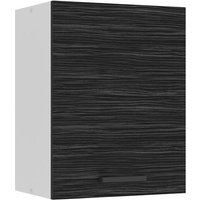 Hängeschrank Küche, Küchenschränke sg. Breite 45 cm. Oberschrank mit 1 Tür, Küchenhängeschränke, Wandschrank Hängend, Königliches Ebenholz - Belini von BELINI