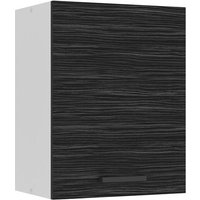 Hängeschrank Küche, Küchenschränke sg. Breite 45 cm. Oberschrank mit 1 Tür, Küchenhängeschränke, Wandschrank Hängend, Königliches Ebenholz - Belini von BELINI