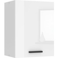 Hängeschrank Küche, Küchenschränke sg. Breite 45 cm. Oberschrank mit 1 Tür, Küchenhängeschränke, Wandschrank Hängend, Weiß Hochglanz - Belini von BELINI