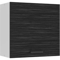 Hängeschrank Küche, Küchenschränke sg. Breite 60 cm. Oberschrank mit 1 Tür, Küchenhängeschränke, Wandschrank Hängend, Königliches Ebenholz - Belini von BELINI