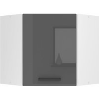 Hängeschrank Küche, Küchenschränke sgn. Breite 60 cm. Oberschrank mit 1 Tür, Küchenhängeschränke, Wandschrank Hängend, Silber Hochglanz - Belini Hängeschrank Küche, Küchenschränke sgn. Breite 60 cm. Oberschrank mit 1 Tür, Küchenhängeschränke, Wandschrank Hängend, Silber Hochglanz - Belini von BELINI