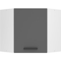 Hängeschrank Küche, Küchenschränke sgn. Breite 60 cm. Oberschrank mit 1 Tür, Küchenhängeschränke, Wandschrank Hängend, Silber matt - Belini von BELINI