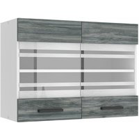 Hängeschrank Küche, Küchenschränke sgw. Breite 80 cm. Oberschrank mit 2 Türen, Küchenhängeschränke, Wandschrank Hängend, Glamour Wood - Belini Hängeschrank Küche, Küchenschränke sgw. Breite 80 cm. Oberschrank mit 2 Türen, Küchenhängeschränke, Wandschrank Hängend, Glamour Wood - Belini von BELINI