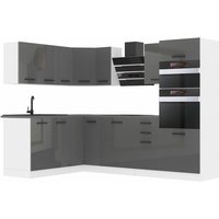 Küchenzeile Küchenblock Küche L-Form Melanie Küchenmöbel mit Griffe, Einbauküche ohne Elektrogeräten mit Hängeschränke und Unterschränke, ohne Küchenzeile Küchenblock Küche L-Form Melanie Küchenmöbel mit Griffe, Einbauküche ohne Elektrogeräten mit Hängeschränke und Unterschränke, ohne von BELINI