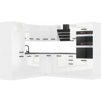 Küchenzeile Küchenblock Küche L-Form Stacy Küchenmöbel mit Griffe, Einbauküche ohne Elektrogeräten mit Hängeschränke und Unterschränke, mit von BELINI