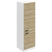 Kühlschrank Schrank Hochschrank Küche ssl. 60 cm Breite und 204 cm Höhe. Einbauschrank für Kühlschrank mit 2 Türen, Sonoma-Eiche - Belini Kühlschrank Schrank Hochschrank Küche ssl. 60 cm Breite und 204 cm Höhe. Einbauschrank für Kühlschrank mit 2 Türen, Sonoma-Eiche - Belini von BELINI