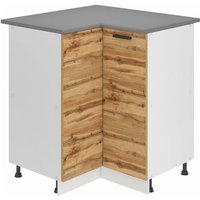 Unterschrank Küche, Küchenunterschrank 90 cm Breite. snp Küchenunterschrank mit Arbeitsplatte. Eckschrank Küche mit 1 Tür, Wotan-Eiche - Belini Unterschrank Küche, Küchenunterschrank 90 cm Breite. snp Küchenunterschrank mit Arbeitsplatte. Eckschrank Küche mit 1 Tür, Wotan-Eiche - Belini von BELINI