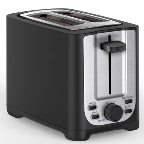 BELLA 2 Scheiben Toaster mit Automatischer Abschaltung, Extra Breite Schlitze und Abnehmbare Krümelschublade Sowie Abbruch, Auftau- und Aufwärmfunktion, Edelstahl und Schwarz BELLA 2 Scheiben Toaster mit Automatischer Abschaltung, Extra Breite Schlitze und Abnehmbare Krümelschublade Sowie Abbruch, Auftau- und Aufwärmfunktion, Edelstahl und Schwarz von BELLA