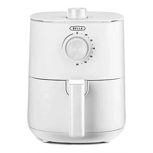 BELLA 3 L Manual Air Fryer Oven , Matte White von BELLA