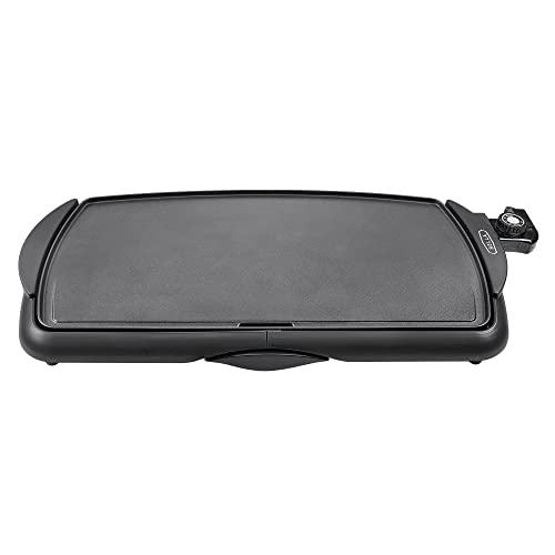 BELLA Elektro-Keramik-Titan-Grillplatte, Antihaftbeschichtung, große eintauchbare Kochfläche und herausnehmbare Fettauffangschale, einstellbare Temperatur, PTFE- und PFOA-frei, 27cm x 51cm, Schwarz BELLA Elektro-Keramik-Titan-Grillplatte, Antihaftbeschichtung, große eintauchbare Kochfläche und herausnehmbare Fettauffangschale, einstellbare Temperatur, PTFE- und PFOA-frei, 27cm x 51cm, Schwarz von BELLA