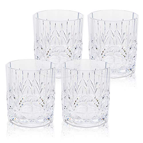 BELLAFORTE Kurzes Trinkglas aus bruchsicherem Tritan-Kunststoff, 385 ml, Myrtle Beach Trinkgläser, unzerbrechliche Kunststoffgläser für den Innen- und Außenbereich, BPA-frei, transparent, 4 Stück BELLAFORTE Kurzes Trinkglas aus bruchsicherem Tritan-Kunststoff, 385 ml, Myrtle Beach Trinkgläser, unzerbrechliche Kunststoffgläser für den Innen- und Außenbereich, BPA-frei, transparent, 4 Stück von BELLAFORTE
