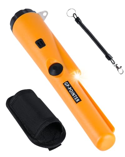 Metalldetektor Pinpointer, Metallsuchgerät, Metalldetektor Klein Tragbar Metallsuchgerät IP66 Wasserdicht, Hochpräziser Handheld Detektor für Goldsuche Schmuck & Silber mit LED Indicator Gürtelholster von BELLALICHT