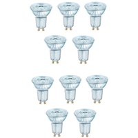 Bellalux - 10x Reflektorlampe GU10 PAR16 6.9W Warmweiß 2700K 36° von BELLALUX