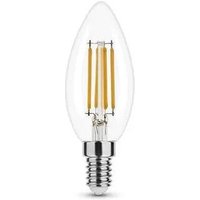 Bellalux - LED-Glühlampe Glas klar Flamme E14, 2.5W, warmweiß. von BELLALUX