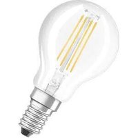 LED-Glühlampe Glas klar Kugel E14, 2.5W, kaltweiß. von BELLALUX