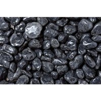 Kies Nero Ebano 60 - 100 mm schwarz 25 kg Kies & Splitt von BELLAMOLI GRANULATI