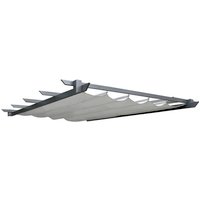 BELLAVISTA Ersatzdach, BxL: 339 x 263 cm, für Pergola Pavillon (BxT: 4 x 3 m), Polyester, hellgrau von BELLAVISTA