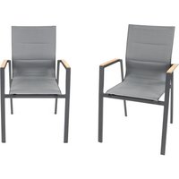 BELLAVISTA Stapelstuhl »Newport«, BxTxH: 56 x 60,50 cm x 90 cm, 2er Set - schwarz BELLAVISTA Stapelstuhl »Newport«, BxTxH: 56 x 60,50 cm x 90 cm, 2er Set - schwarz von BELLAVISTA