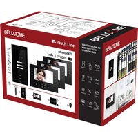 Advanced 7' Video-Kit 3 Familie Video-Türsprechanlage Kabelgebunden Komplett-Set 20teilig - Bellcome von BELLCOME