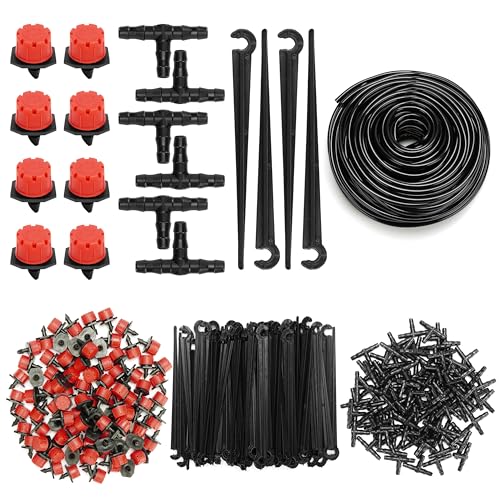 BELLE VOUS 300-teiliges Bewässerungssystem Garten - 131ft/40m Tropfbewässerung Set - Mikro-Bewässerungssystem mit 4/6mm Blanko-Verteilerrohren & Verbindern - Einstellbare Sprinkler & Schlauch BELLE VOUS 300-teiliges Bewässerungssystem Garten - 131ft/40m Tropfbewässerung Set - Mikro-Bewässerungssystem mit 4/6mm Blanko-Verteilerrohren & Verbindern - Einstellbare Sprinkler & Schlauch von BELLE VOUS