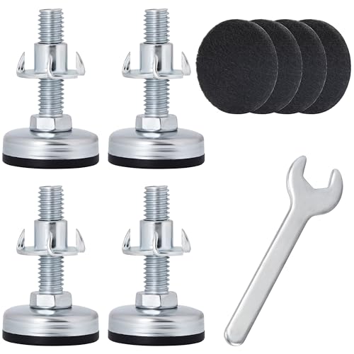 BELLE VOUS 4er Pack Möbelfüße verstellbar - M10 x 50mm - verstellbare Füße für Möbel - 4er Set Tischbeine höhenverstellbar - Schrankfüsse aus Metall - Möbelfuß Set BELLE VOUS 4er Pack Möbelfüße verstellbar - M10 x 50mm - verstellbare Füße für Möbel - 4er Set Tischbeine höhenverstellbar - Schrankfüsse aus Metall - Möbelfuß Set von BELLE VOUS