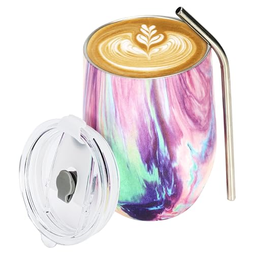 BELLE VOUS Edelstahl Thermobecher Kaffee To Go - 350 ml - Doppelwandiger Wiederverwendbarer Kaffee Thermobecher mit Kunststoffdeckel - Auslaufsicherer Vakuum-Kaffeebecher für Heiße & Kalte Getränke BELLE VOUS Edelstahl Thermobecher Kaffee To Go - 350 ml - Doppelwandiger Wiederverwendbarer Kaffee Thermobecher mit Kunststoffdeckel - Auslaufsicherer Vakuum-Kaffeebecher für Heiße & Kalte Getränke von BELLE VOUS