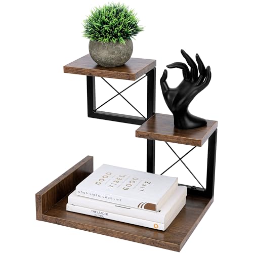 BELLE VOUS Schreibtischregal mit DREI Etagen - Schreibtisch Regal aus Holz - Kleines Regal - Kleines Bücherregal - Schreibtischaufsatz - Regal klein - Mini Regal - Schaffe Ordnung BELLE VOUS Schreibtischregal mit DREI Etagen - Schreibtisch Regal aus Holz - Kleines Regal - Kleines Bücherregal - Schreibtischaufsatz - Regal klein - Mini Regal - Schaffe Ordnung von BELLE VOUS