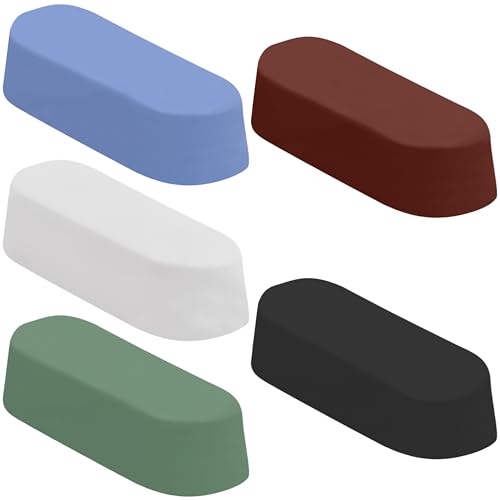 Belle Vous 5-Pack Polerpastablock - 68 g Polerings- och Slipningskit för Läderstrigel - Inkluderar: Röd, Svart, Vit Diamant, Universell Blå och Universell Grön Belle Vous 5-Pack Polerpastablock - 68 g Polerings- och Slipningskit för Läderstrigel - Inkluderar: Röd, Svart, Vit Diamant, Universell Blå och Universell Grön von BELLE VOUS