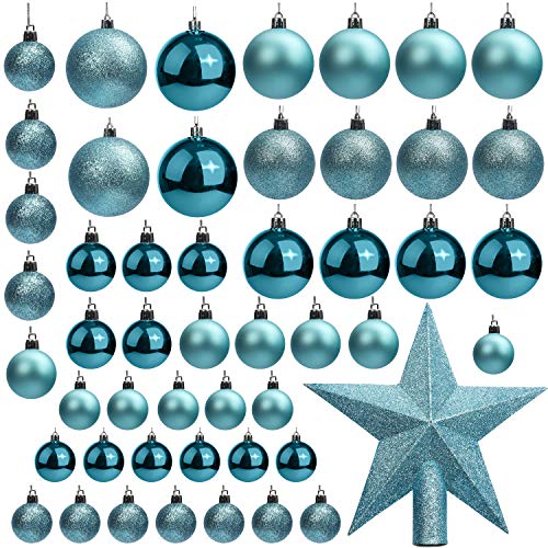 Weihnachtskugeln (Blau) aus Kunststoff Weihnachtskugeln (Blau) aus Kunststoff von BELLE VOUS