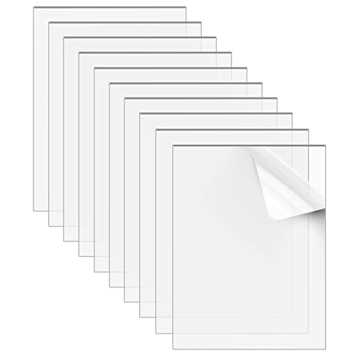 Belle Vous (10er Pack) Acrylplatte Transparent Plastik Platten - Acrylglas 2mm Dick 15 x 10cm - Transparenter Acrylglas Zuschnitt - Plexi Glas für DIY-Projekte, Malerei, Kalligraphie & Tischschilder von BELLE VOUS