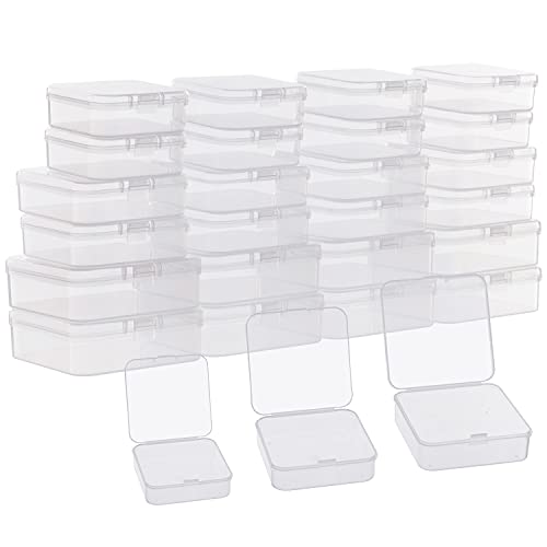 Belle Vous Kleine Aufbewahrungsbox mit Deckel Transparente Plastikbox Klein mit Deckel (27er Set) Kleine Plastikbox, Mittlere & Große Plastikboxen -Stapelbare Kleine Boxen mit Deckel für Bastelzubehör von BELLE VOUS