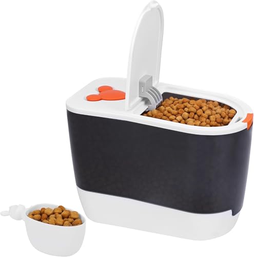 Belle Vous Trockenfutter Behälter mit Messbecher - Futter Aufbewahrungsbox aus Plastik mit Deckel - Tierfutterspender für Katzen, Vögel, Hunde - Fasst 5 kg Tierfutter oder 10 kg Reis, Getreideprodukte Belle Vous Trockenfutter Behälter mit Messbecher - Futter Aufbewahrungsbox aus Plastik mit Deckel - Tierfutterspender für Katzen, Vögel, Hunde - Fasst 5 kg Tierfutter oder 10 kg Reis, Getreideprodukte von BELLE VOUS