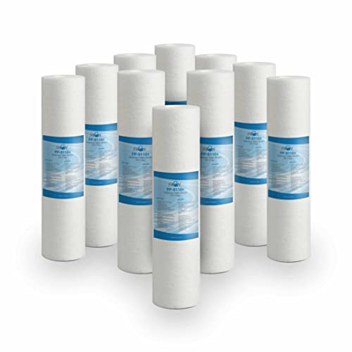 Bellerofonte Sedimentfilter Wasserfilter schmelzgeblasene Filter 10 Zoll 1 Mikron in Polypropylen. Entfernt Sand, Rostpartikel und schwebende Verunreinigungen bis zu 1 Mikron, 10 Stücke Bellerofonte Sedimentfilter Wasserfilter schmelzgeblasene Filter 10 Zoll 1 Mikron in Polypropylen. Entfernt Sand, Rostpartikel und schwebende Verunreinigungen bis zu 1 Mikron, 10 Stücke von BELLEROFONTE