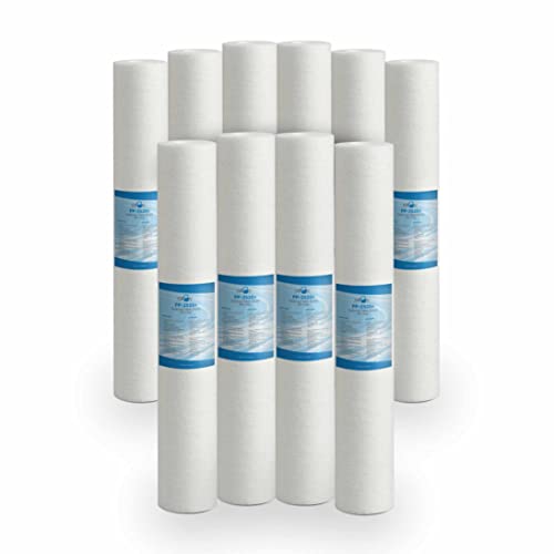 Bellerofonte Sedimentfilter Wasserfilter schmelzgeblasene 20 Zoll 25 Mikron in Polypropylen. Entfernt Sand, Rostpartikel und schwebende Verunreinigungen bis zu 25 Mikron, 10 Stücke Bellerofonte Sedimentfilter Wasserfilter schmelzgeblasene 20 Zoll 25 Mikron in Polypropylen. Entfernt Sand, Rostpartikel und schwebende Verunreinigungen bis zu 25 Mikron, 10 Stücke von BELLEROFONTE