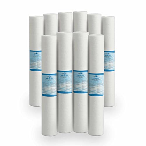 Bellerofonte Sedimentfilter Wasserfilter schmelzgeblasene 20 Zoll 1 Mikron in Polypropylen. Entfernt Sand, Rostpartikel und schwebende Verunreinigungen bis zu 1 Mikron, 10 Stücke Bellerofonte Sedimentfilter Wasserfilter schmelzgeblasene 20 Zoll 1 Mikron in Polypropylen. Entfernt Sand, Rostpartikel und schwebende Verunreinigungen bis zu 1 Mikron, 10 Stücke von BELLEROFONTE