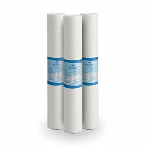 Bellerofonte Sedimentfilter Wasserfilter schmelzgeblasene 20 Zoll 5 Mikron in Polypropylen. Entfernt Sand, Rostpartikel und schwebende Verunreinigungen bis zu 5 Mikron, 3 Stücke Bellerofonte Sedimentfilter Wasserfilter schmelzgeblasene 20 Zoll 5 Mikron in Polypropylen. Entfernt Sand, Rostpartikel und schwebende Verunreinigungen bis zu 5 Mikron, 3 Stücke von BELLEROFONTE