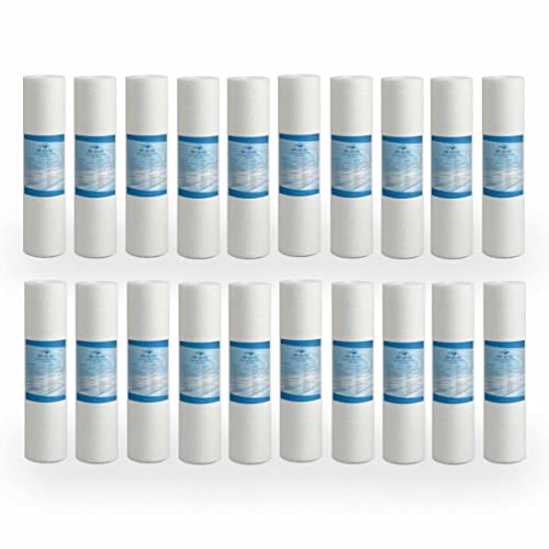 Bellerofonte Sedimentfilter Wasserfilter schmelzgeblasene Filter 10 Zoll 25 Mikron in Polypropylen. Entfernt Sand, Rostpartikel und schwebende Verunreinigungen bis zu 25 Mikron, 20 Stücke Bellerofonte Sedimentfilter Wasserfilter schmelzgeblasene Filter 10 Zoll 25 Mikron in Polypropylen. Entfernt Sand, Rostpartikel und schwebende Verunreinigungen bis zu 25 Mikron, 20 Stücke von BELLEROFONTE