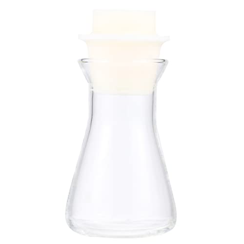 BELLIFFY Kolben Aus Glas Mit Korken Konisch Für Labor Chemieexperimente Weithalsflasche Laborglaswaren Reagenzglaskolben Für Wissenschaftliche Anwendungen von BELLIFFY