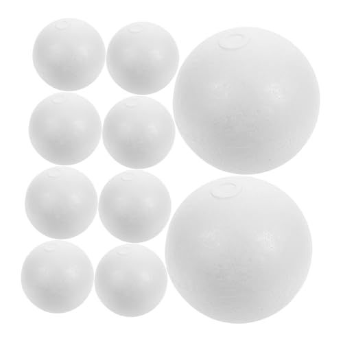 BELLIFFY 10 Stück Schaumkugel Dekoration Polystyrolkugeln Große Styroporkugeln Kreis Runden Hochzeit Künstlich Dekorate Handwerk Modern Essen Bälle Selber Machen Bastelball Feste Kugel Weiß BELLIFFY 10 Stück Schaumkugel Dekoration Polystyrolkugeln Große Styroporkugeln Kreis Runden Hochzeit Künstlich Dekorate Handwerk Modern Essen Bälle Selber Machen Bastelball Feste Kugel Weiß von BELLIFFY
