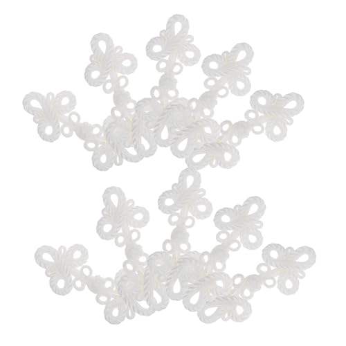 BELLIFFY 10 Stück Teiliges Chinesische Stoffknöpfe Dekorative Verschlüsse für Cheongsam und Hanfu Handgefertigte Zierknöpfe für Traditionelle Kleidung zum Annähen bei Hochzeiten und Festen BELLIFFY 10 Stück Teiliges Chinesische Stoffknöpfe Dekorative Verschlüsse für Cheongsam und Hanfu Handgefertigte Zierknöpfe für Traditionelle Kleidung zum Annähen bei Hochzeiten und Festen von BELLIFFY